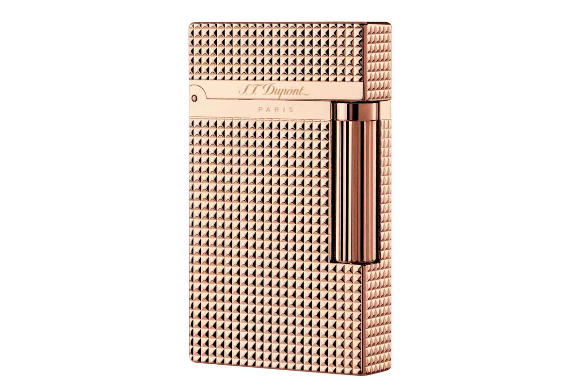 S.T. Dupont Ligne 2 Pink Gold Finish Aansteker